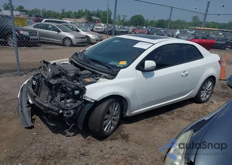 2012 Kia Forte Koup Ex from USA, damaged, VIN KNAFU6A28C5528181